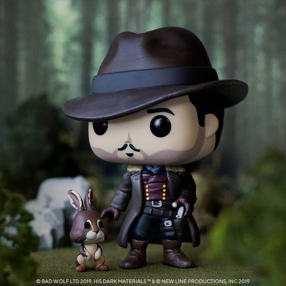 His Dark Materials Lee Scoresby with Hester Funko #1110